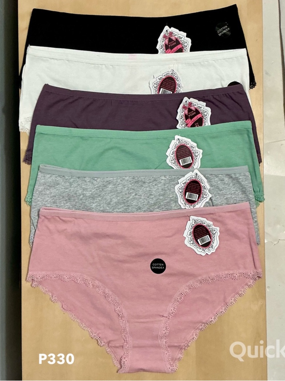 NWT Lace Cotton Cheeksters - 6 pcs set
